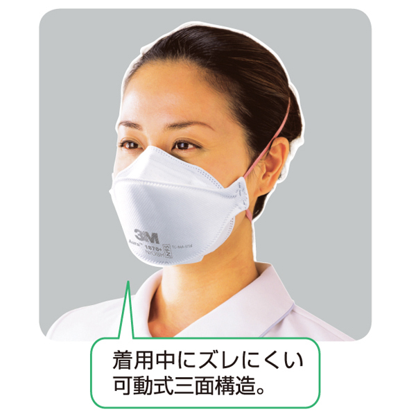 春新作の ３Ｍ Aura N95微粒子用マスク 医療用 三つ折 製品番号：1870 20枚入り