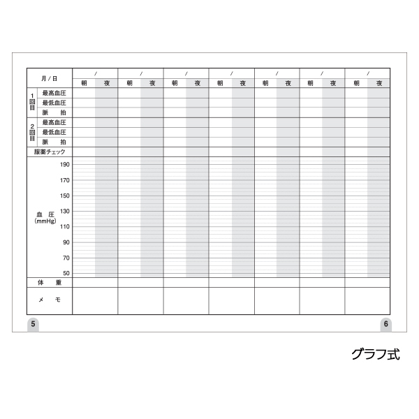 MSGooDs】商品詳細：血圧手帳 | 当日発送！ - 医療用品／医薬品