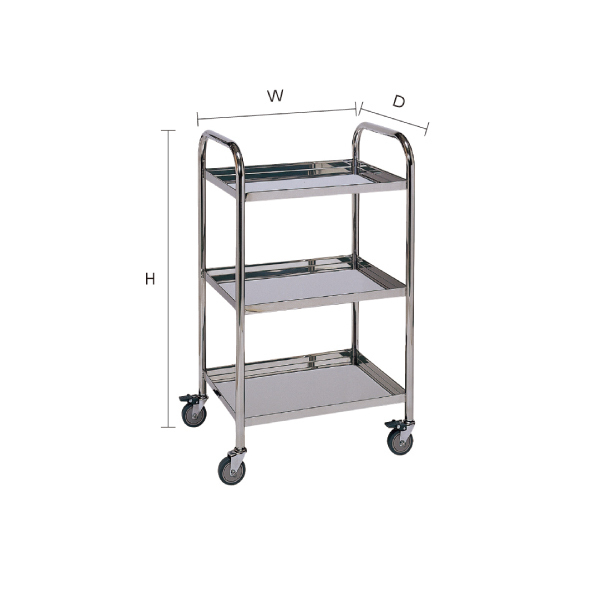 ②鍼灸 ステンレスワゴン ３段 医療用 ②鍼灸 ステンレスワゴン 3段 医療用 ステンレス ワゴン